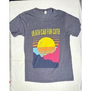 Vintage Death Cab For Cutie Sunset Shirt Size S Indie Royal Apparel USA Made